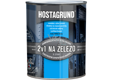 Hostagrund 2v1 S2160 základní i vrchní barva na kov, 0280 palisandr, 600 ml