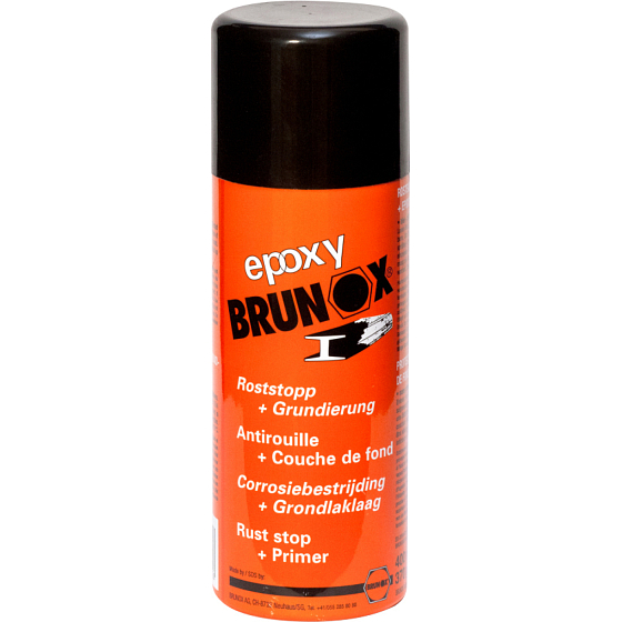 Brunox Epoxy spray, konwerter rdzy, do naprawy zardzewiałych miejsc, 400 ml