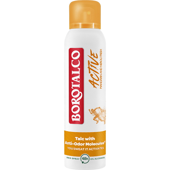 Borotalco Active mandarynka & neroli deodorant, 150 ml