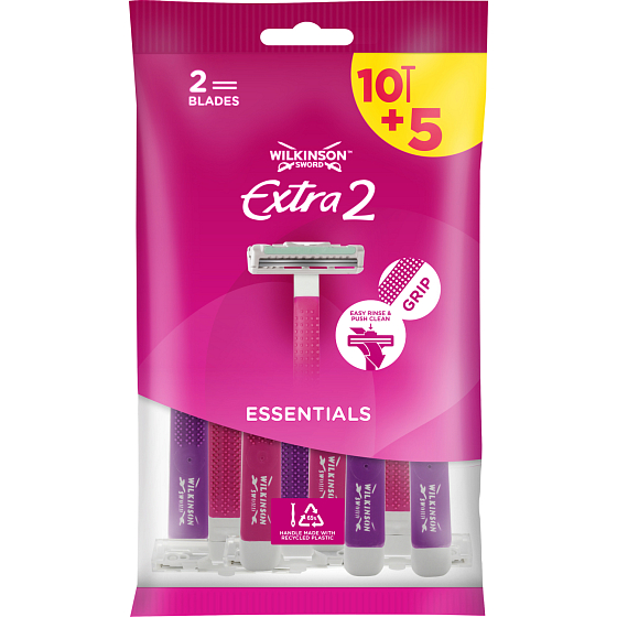 Wilkinson Sword Extra2 Beauty Maszynki jednorazowe 10+5 sztuk