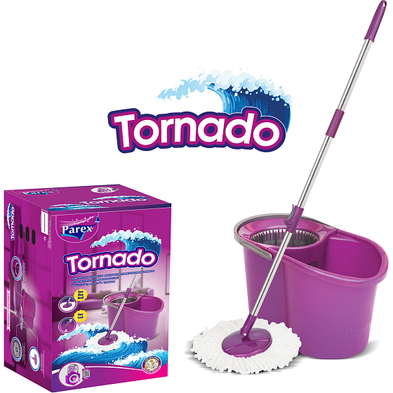 PAREX MOP TORNADO 360° zestaw do czyszczenia obrotowego