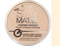 Rimmel London Stay Matte Powder puder 001 Przezroczysty 14 g