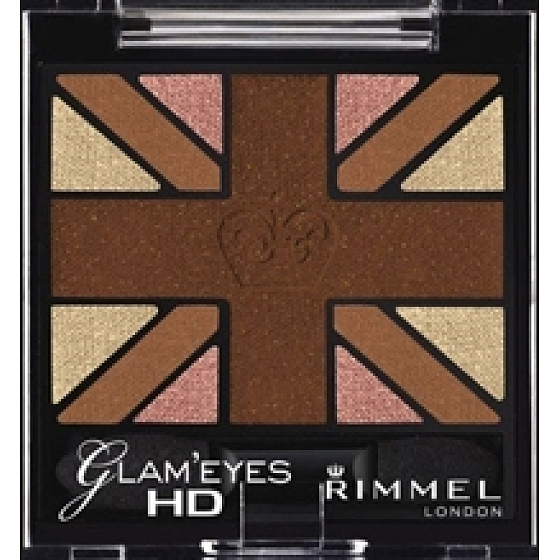 Rimmel London Glam Eyes HD Eyeshadow oční stíny 005 English Rose 2,5 g