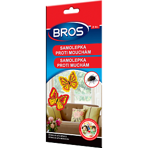 Bros naklejki na muchy, lep na muchy, 2 szt.