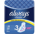 Always Classic Night podkładki higieniczne, 8 szt.