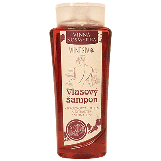 Bohemia Gifts Wine Spa Vinná kosmetika Hroznový olej a extrakt z vinné révy šampon na vlasy 250 ml