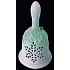 Zvonek z porcelánu s držátkem 12 cm