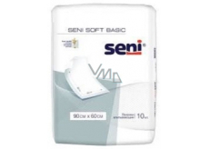 Seni Soft Basic podkładki absorbujące 2 krople, 90 x 60 cm 10 sztuk