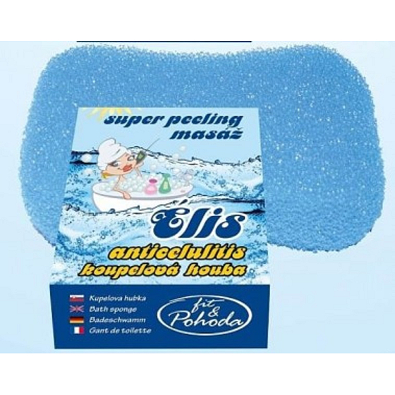 F&P Élis anticelulitidní speciální koupelová houba 16 x 10 x 4 cm
