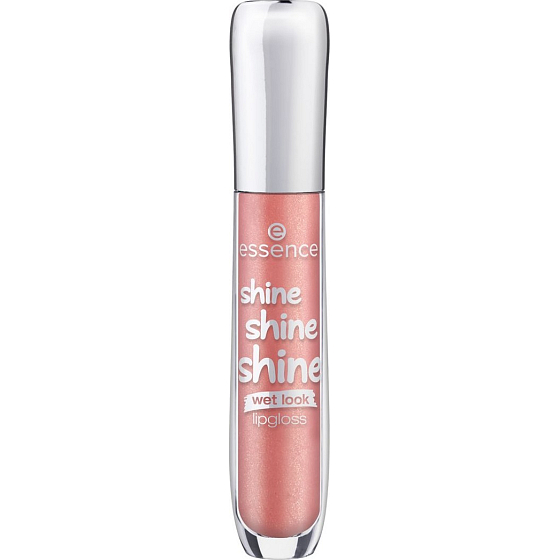 Essence Shine Shine Shine Lipgloss lesk na rty 22 Peaches and Cream 5 ml