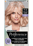 L'oreal Paris Préférence Cool Blondes farba do włosów, Siberia, bardzo jasny popielaty blond 9.12