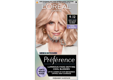 L'oreal Paris Préférence Cool Blondes farba do włosów, Siberia, bardzo jasny popielaty blond 9.12