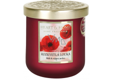 Heart & Home Kwiatowa łąka sojowa świeca zapachowa średnia aż 30 godzin 110 g