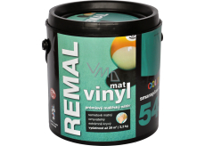 REMAL Vinyl Color mat omyvatelná barva na zeď, 540 smaragdově zelená, 3,2 kg