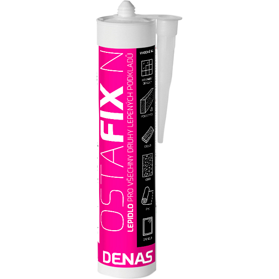 DENAS Ostafix N klej do wszystkich rodzajów podkładów, biały, 290 ml
