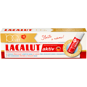 Lacalut pasta do zębów Aktiv 75 ml + balsam do ust 4,8 g Lacalut pasta do zębów Aktiv 75 ml + balsam do ust 4,8 g