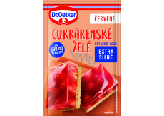 Dr. Oetker Żelatyna do ciast, czerwona, 10 g