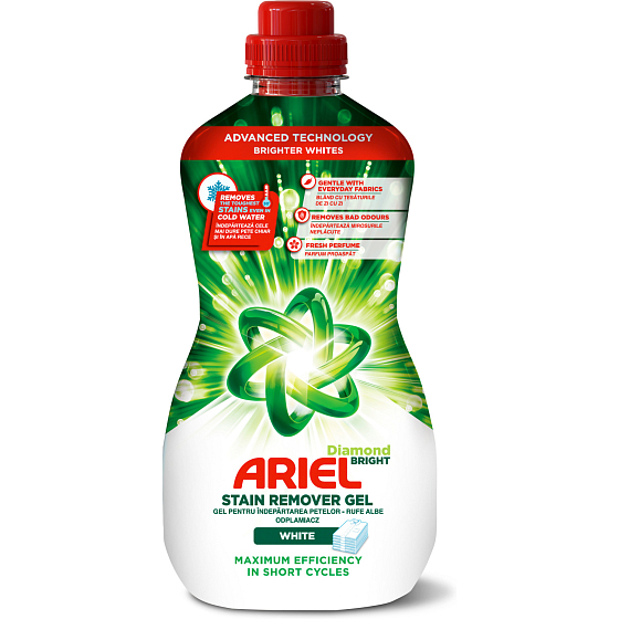 Ariel żelowy odplamiacz White 950 ml