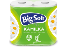Big Soft Kamilka 3-warstwowy papier toaletowy, 4 rolki, 16,8 m rolka