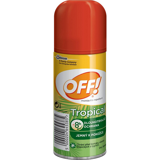 Off! Tropical repelentní přípravek rychleschnoucí sprej 100 ml