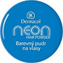 Dermacol Neon Hair Powder barevný pudr na vlasy 05 Blue 2,2 g