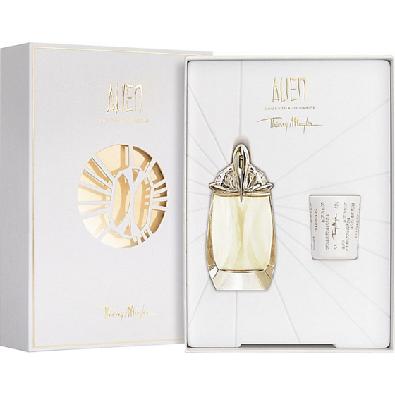 Thierry Mugler Alien Eau Extraordinaire toaletní voda 60 ml + vonná svíčka 32 g, dárková sada