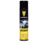 Coyote Cockpit Wanilia antystatyczny, czyści i pielęgnuje plastik, skórę, gumę, drewno, skórę syntetyczną w wnętrzu pojazdu 400 ml spray