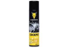 Coyote Cockpit Wanilia antystatyczny, czyści i pielęgnuje plastik, skórę, gumę, drewno, skórę syntetyczną w wnętrzu pojazdu 400 ml spray