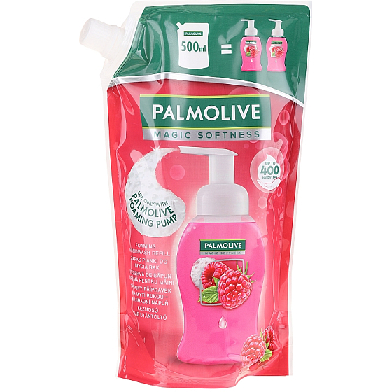 Palmolive Magic Softness Raspberry pěnový tekutý přípravek na mytí rukou náhradní náplň 500 ml