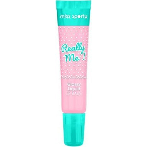 Miss Sporty Really Me! Glossy Liquid Lip Balm balzám na rty 002 Really Pink 10,5 ml