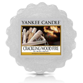Yankee Candle Crackling Wood Fire - Praskající oheň v krbu vonný vosk do aromalampy 22 g Yankee Candle Crackling Wood Fire - Praskající oheň v krbu vonný vosk do aromalampy 22 g