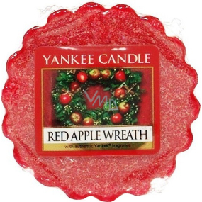 Yankee Candle Red Apple Wreath - Věnec z červených jablíček vonný vosk do aromalampy 22 g