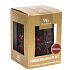 WoodWick Pomegranate - Granátové jablko vonná svíčka s dřevěným knotem petite 3 x 31 g + Bronzová sněhová vločka svícen dárkový set
