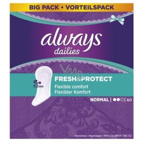 Always Dailies Fresh & Protect Normal z delikatną wkładką higieniczną 60 sztuk