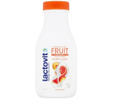 Lactovit Fruit Energy Vitalność i świeżość brzoskwinia i grejpfrut żel pod prysznic dla suchej skóry 300 ml