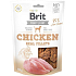 Brit Jerky Sušené masové pamlsky s kuřetem pro dospělé psy 80 g