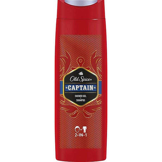 Old Spice Captain 2w1 żel pod prysznic i szampon dla mężczyzn 400 ml