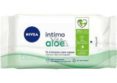 Nivea Intimo Aloe chusteczki do higieny intymnej 15 sztuk
