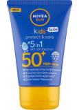 Nivea Sun Protect & Care OF 50+ dětské kapesní mléko na opalování, 50 ml