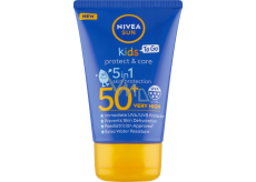Nivea Sun Protect & Care OF 50+ dětské kapesní mléko na opalování, 50 ml
