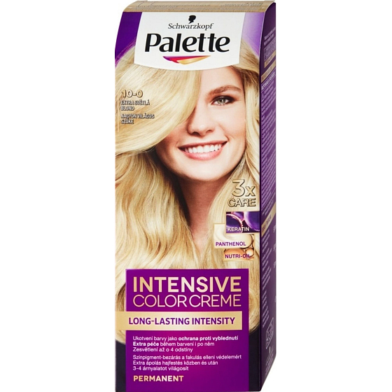 Schwarzkopf Palette Intensive Color Creme barva na vlasy 10-0 Extra světlá blond