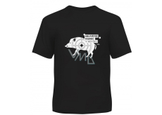 Albi Humorystyczny T-shirt Największy kania w rzece, rozmiar męski L