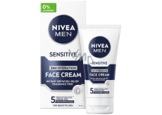Nivea Men Sensitive nawilżający krem do twarzy dla mężczyzn 75 ml