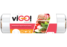 viGO woreczki śniadaniowe, 32 × 21 cm, 150 sztuk