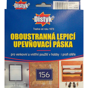Distyk taśma klejąca dwustronna, 19 mm × 5 m