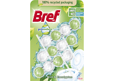 Bref WC blok Pro Nature Mięta & Eukaliptus, 3× 50 g