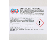 GO! All-in-One 5v1 tabletki do zmywarki, 60 szt.