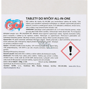 GO! All-in-One 5v1 tabletki do zmywarki, 60 szt.