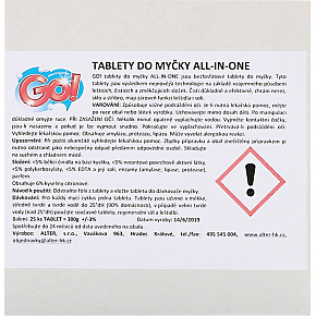 GO! All-in-One 5v1 tabletki do zmywarki, 60 szt. GO! All-in-One 5v1 tabletki do zmywarki, 60 szt.