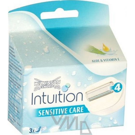 Wilkinson Intuition Sensitive Care náhradní hlavice pro ženy 3 kusy
